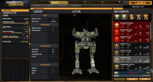 MechWarrior Online - Патч 15.10.2013. Планы на будущее. Проект Phoenix запущен, мех Locust для всех